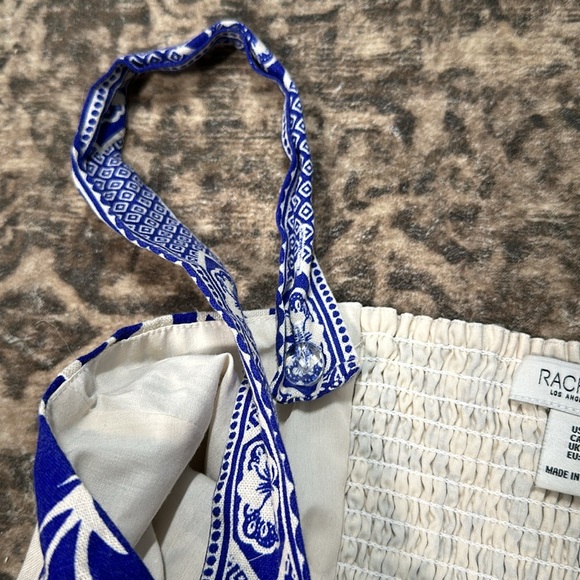 Women’s Rachel Zoe LINEN COBALT BLUE
WHITE FLORAL PINEAPPLE garden Farm • size 6 - Picture 14 of 16